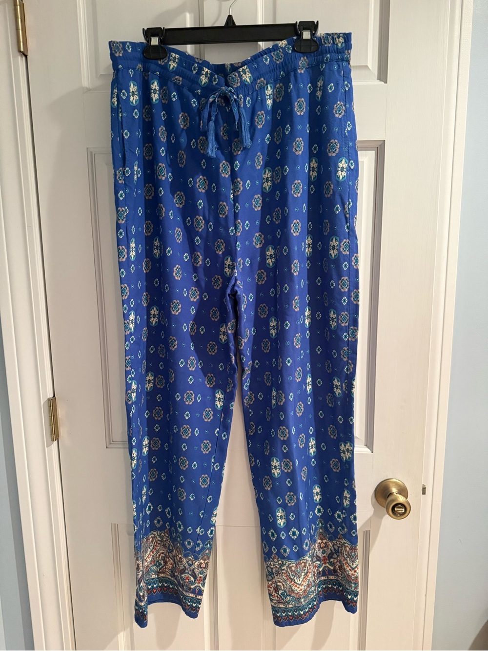 Coldwater Creek Boho Drawstring Pants Size L